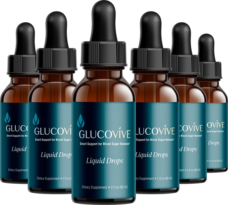 GlucoVive 6 bottle package